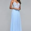 Faviana - S10041 Beaded Deep V-neck Chiffon Dress 1 Faviana - S10041 Beaded Deep V-neck Chiffon Dress -Boutique Wedding Dress Store faviana s10041 beaded deep v neck chiffon dress prom dresses 0 cloud blue 5392761421881