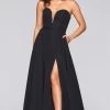 Faviana - S10232 Strapless Sweetheart Neckline A-line Evening Dress -Boutique Wedding Dress Store faviana s10232 strapless sweetheart neckline a line evening dress evening dresses 00 black 28267837980755