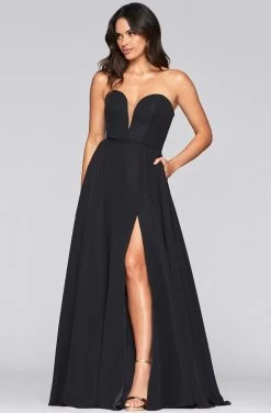 Faviana - S10232 Strapless Sweetheart Neckline A-line Evening Dress
