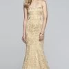 Faviana - S10305 Strapless Metallic Embroidered Mermaid Dress -Boutique Wedding Dress Store faviana s10305 strapless metallic embroidered mermaid dress evening dresses 0 gold 6060493996089