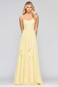 Faviana - S10434 Ruffled Scoop A-Line Evening Dress -Boutique Wedding Dress Store faviana s10434 ruffled scoop a line evening dress bridesmaid dresses 13438384898131