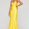 Faviana - S10448 Crisscross Bodice Charmeuse Mermaid Dress -Boutique Wedding Dress Store faviana s10448 crisscross bodice charmeuse mermaid dress evening dresses 00 daffodil 13420077842515