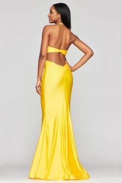 Faviana - S10448 Crisscross Bodice Charmeuse Mermaid Dress -Boutique Wedding Dress Store faviana s10448 crisscross bodice charmeuse mermaid dress evening dresses 13420077908051