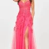 Faviana S10814 - Laced Sweetheart Evening Dress -Boutique Wedding Dress Store faviana s10814 laced sweetheart evening dress evening dresses 00 hot pink 31535055536211