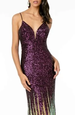 GLS By Gloria - GL2899 Deep V-Neck Allover Sequin Mermaid Gown 10 GLS By Gloria - GL2899 Deep V-Neck Allover Sequin Mermaid Gown -Boutique Wedding Dress Store gls by gloria gl2899 deep v neck allover sequin mermaid gown pageant dresses 14035573080147