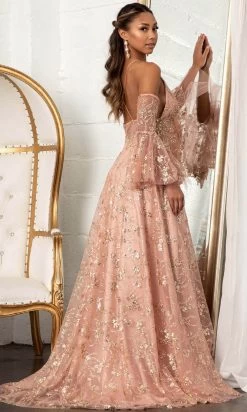 GLS By Gloria GL3002 - Sleeveless Halter V-neck Long Gown -Boutique Wedding Dress Store gls by gloria gl3002 sleeveless halter v neck long gown prom dresses 30119732641875