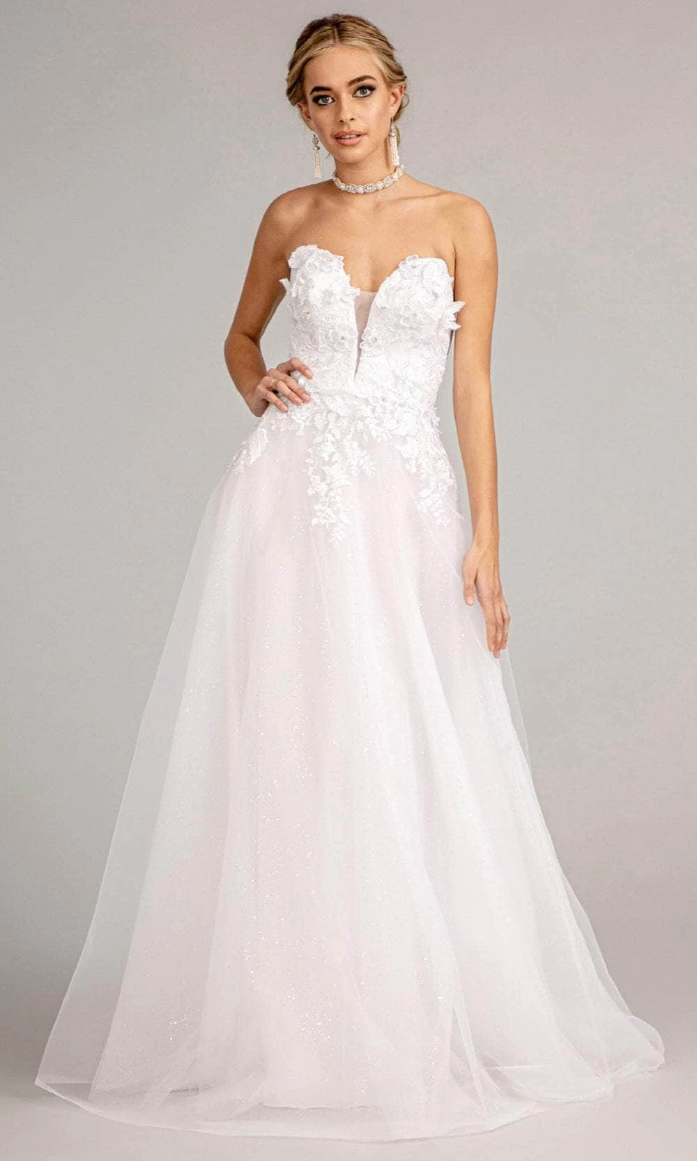 GLS By Gloria GL3010 - Strapless Sweetheart Wedding Dress 3 GLS By Gloria GL3010 - Strapless Sweetheart Wedding Dress