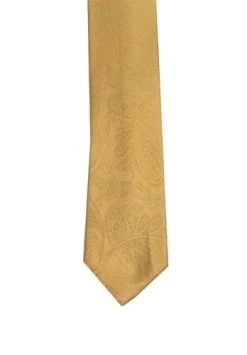Gold Paisley Necktie
