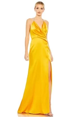 Ieena Duggal 26894 - Halter Strap V-Neck Prom Dress