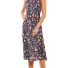 Ieena Duggal 55629 - Floral Print Halter Cocktail Dress -Boutique Wedding Dress Store ieena duggal 55629 floral print halter cocktail dress special occasion dress 0 plum floral 30097929961555
