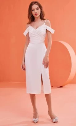 J'Adore Dresses J22062 - Cold Shoulder Knee-length Formal Dress 12 J'Adore Dresses J22062 - Cold Shoulder Knee-length Formal Dress -Boutique Wedding Dress Store j adore dresses j22062 cold shoulder knee length formal dress special occasion dress 2 ivory 32229110251603