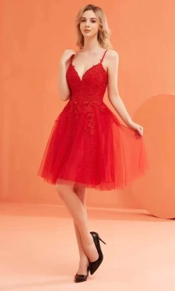 J'Adore Dresses J22080 - Glittery Deep Necklined Dress -Boutique Wedding Dress Store j adore dresses j22080 glittery deep necklined dress embroidery dress 32232712437843