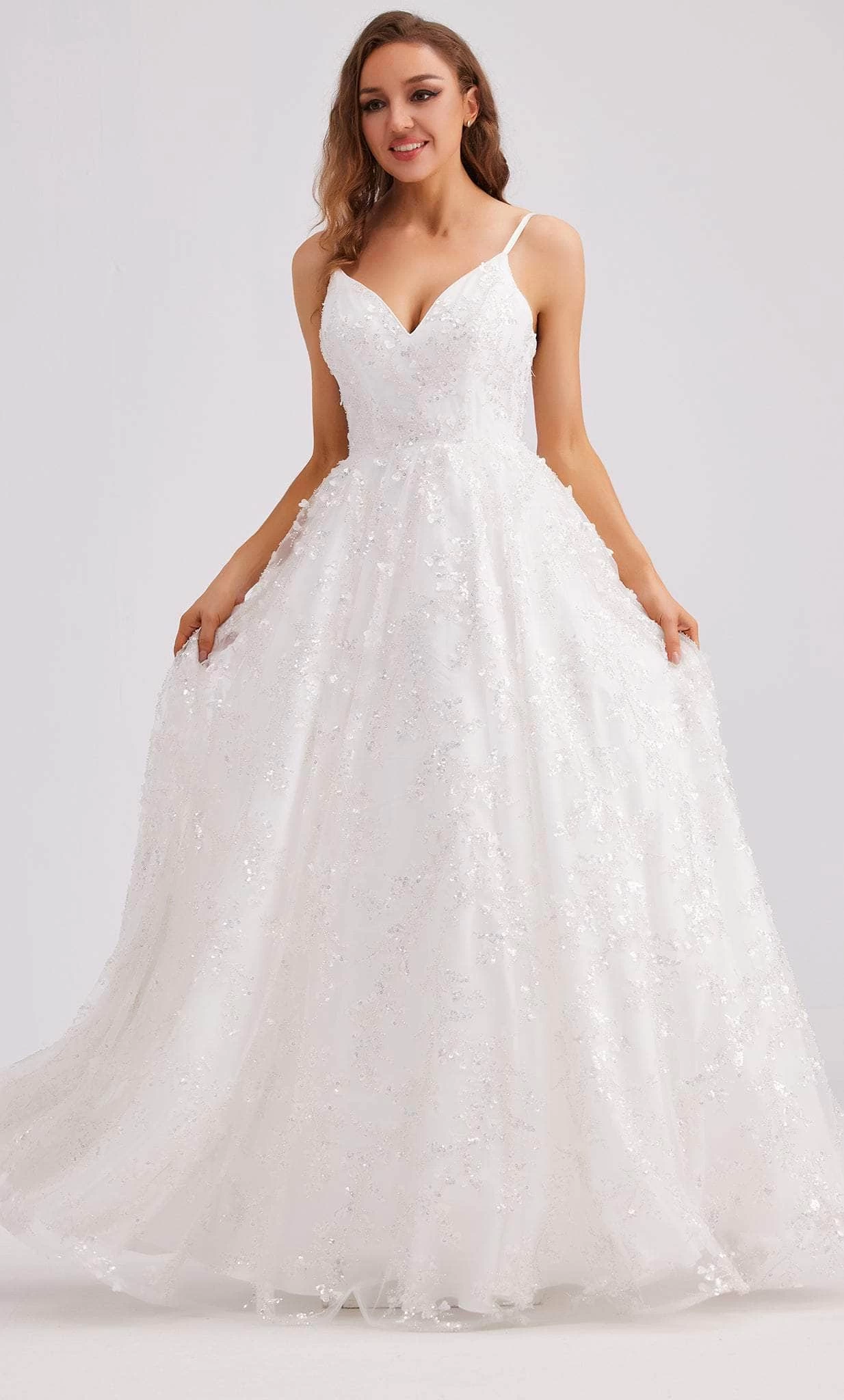 J'Adore Dresses J23035 - Embellished Tulle Ballgown 3 J'Adore Dresses J23035 - Embellished Tulle Ballgown