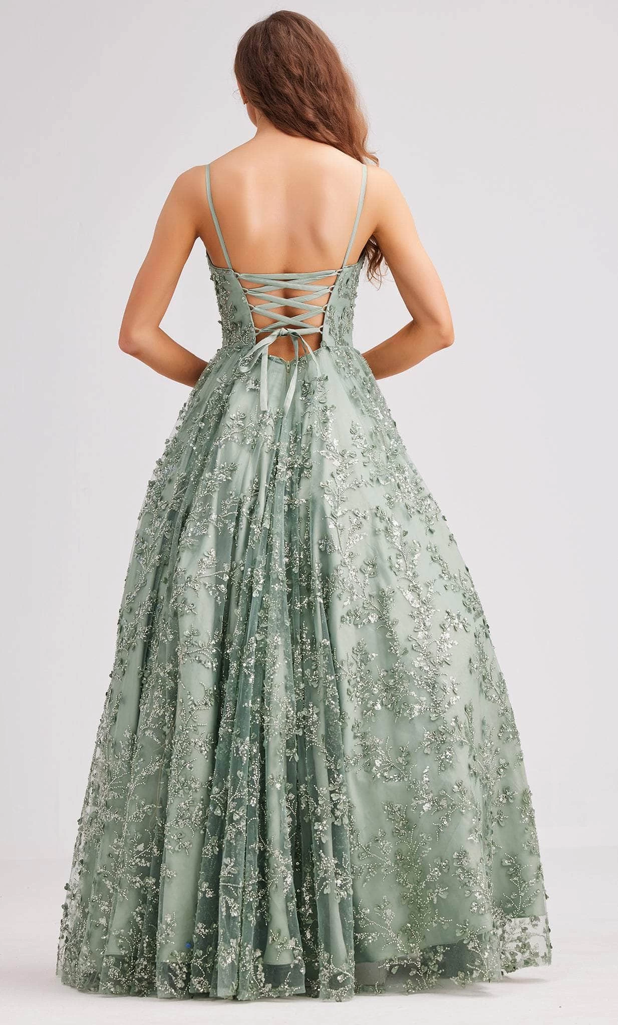 J'Adore Dresses J23035 - Embellished Tulle Ballgown 9 J'Adore Dresses J23035 - Embellished Tulle Ballgown - Image 7