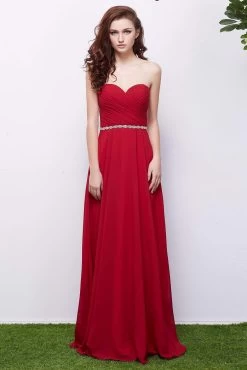 J'Adore Dresses - J13078 Ruched Sweetheart A-Line Evening Dress