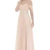 J'Adore Dresses - J6068 Draped Jeweled Empire Waist Long Dress -Boutique Wedding Dress Store jadore j6068 draped jeweled empire waist long dress special occasion dress 2 blush 11817825992787
