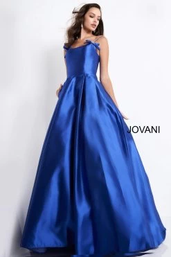 Jovani - 00199 Embellished Scoop Mikado Ballgown -Boutique Wedding Dress Store jovani 00199 embellished scoop mikado ballgown ball gowns 27945398108243