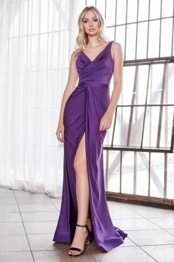 Ladivine C81730 -Boutique Wedding Dress Store ladivine c81730 bridesmaid dresses 2 eggplant 31325680992339