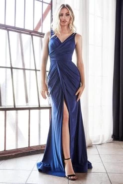Ladivine C81730 -Boutique Wedding Dress Store ladivine c81730 bridesmaid dresses 2 navy 31325680861267