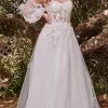 Ladivine CD962W 2 Ladivine CD962W -Boutique Wedding Dress Store ladivine cd962w wedding dresses 4 off white 31325345513555