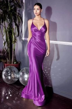 Ladivine CH236 - Ruched Mermaid Prom Dress 34 Ladivine CH236 - Ruched Mermaid Prom Dress -Boutique Wedding Dress Store ladivine ch236 ruched mermaid prom dress evening dresses xxs orchid 32265371648083