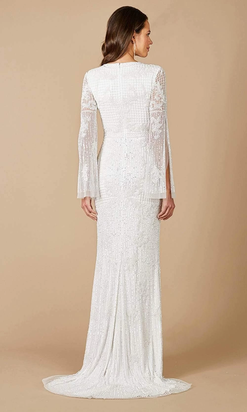 Lara Dresses - 51085 Long Embellished Sheath Bridal Gown 4 Lara Dresses - 51085 Long Embellished Sheath Bridal Gown - Image 2
