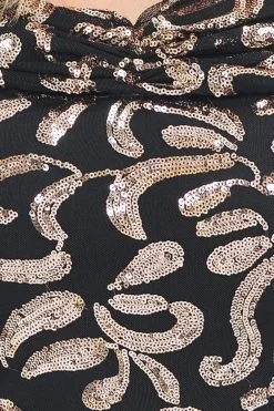 Lenovia - 5210 Ruched Off Shoulder Sheer Paisley Sequin Evening Dress -Boutique Wedding Dress Store lenovia 5210 ruched off shoulder sheer paisley sequin evening dress evening dresses 28074747822163