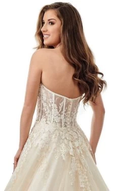 Lo'Adoro Bridal By Rachel Allan - M752 Strapless Lace Corset Gown 11 Lo'Adoro Bridal By Rachel Allan - M752 Strapless Lace Corset Gown -Boutique Wedding Dress Store lo adoro bridal by rachel allan m752 strapless lace corset gown wedding dresses 14156806520915