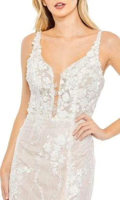 Mac Duggal 11331 - Sleeveless Laced Mermaid Dress -Boutique Wedding Dress Store mac duggal 11331 sleeveless laced mermaid dress special occasion dress 30471726006355