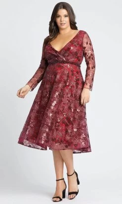 Mac Duggal - 67541 Floral A-Line Dress -Boutique Wedding Dress Store mac duggal 67541 floral a line dress cocktail dresses 32025581060179