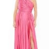 Mac Duggal 77005 - Ruched Asymmetrical Bridesmaid Dress -Boutique Wedding Dress Store mac duggal 77005 ruched asymmetrical bridesmaid dress bridesmaid dresses 14w hot pink 32195485106259