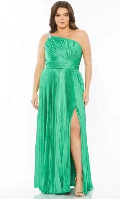 Mac Duggal 77005 - Ruched Asymmetrical Bridesmaid Dress -Boutique Wedding Dress Store mac duggal 77005 ruched asymmetrical bridesmaid dress bridesmaid dresses 14w spring green 32195484975187