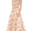 Mac Duggal - Short Sleeve A-Line Evening Dress 79317D - 1 Pc Champagne In Size 14 Available 2 Mac Duggal - Short Sleeve A-Line Evening Dress 79317D - 1 Pc Champagne In Size 14 Available -Boutique Wedding Dress Store mac duggal short sleeve a line evening dress 79317d 1 pc champagne in size 14 available ccsale 14 champagne 30491945926739