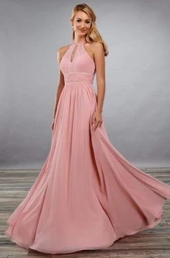 Mary's Bridal - MB7069 Keyhole A-Line Dress