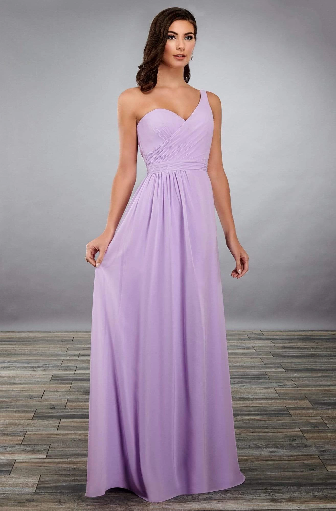 Mary's Bridal - MB7076 Asymmetrical A-Line Dress 3 Mary's Bridal - MB7076 Asymmetrical A-Line Dress