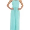 May Queen - Beaded Yoke Scoop Neck A-Line Bridesmaid Dress -Boutique Wedding Dress Store may queen beaded yoke scoop neck a line bridesmaid dress special occasion dress 4 aqua 5657449562169