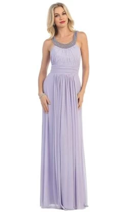 May Queen - Beaded Yoke Scoop Neck A-Line Bridesmaid Dress 16 May Queen - Beaded Yoke Scoop Neck A-Line Bridesmaid Dress -Boutique Wedding Dress Store may queen beaded yoke scoop neck a line bridesmaid dress special occasion dress 4 lilac 28932181164115