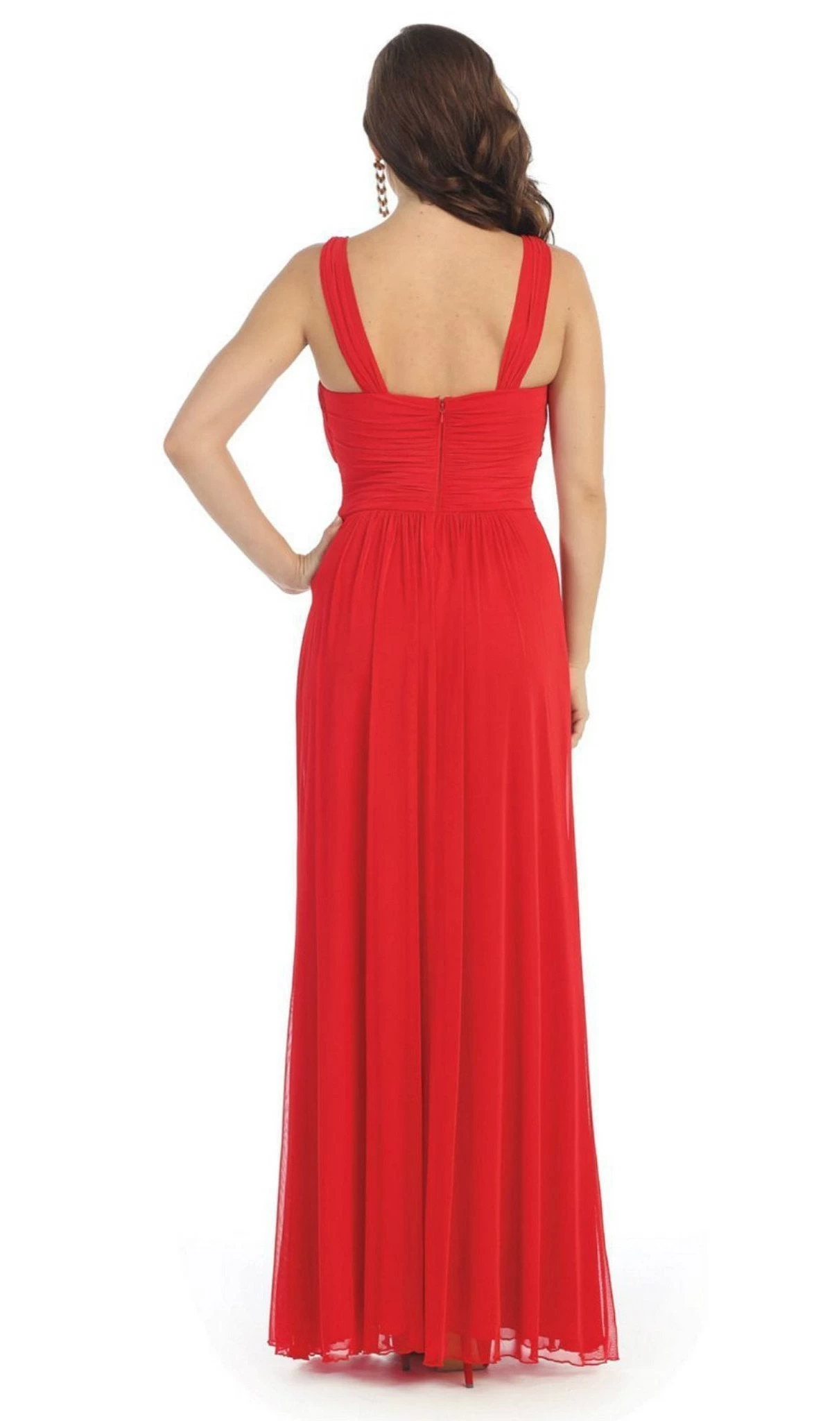 May Queen - Beaded Yoke Scoop Neck A-Line Bridesmaid Dress 7 May Queen - Beaded Yoke Scoop Neck A-Line Bridesmaid Dress - Image 5