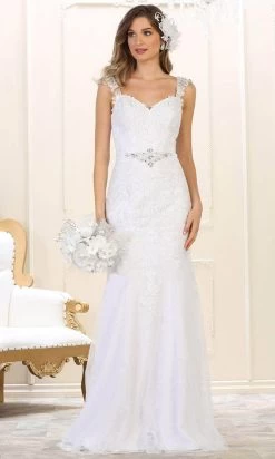 May Queen Bridal RQ7573 - Sleeveless Sweetheart Dress