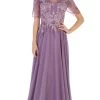 May Queen - MQ1589 Embroidered Sheer A-Line Evening Dress -Boutique Wedding Dress Store may queen mq1589 embroidered sheer a line evening dress bridesmaid dresses m victorian lilac 28806693224531