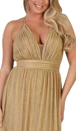 May Queen - MQ1635 Ruched Plunging V-Neck A-Line Dress -Boutique Wedding Dress Store may queen mq1635 ruched plunging v neck a line dress bridesmaid dresses 28493501694035