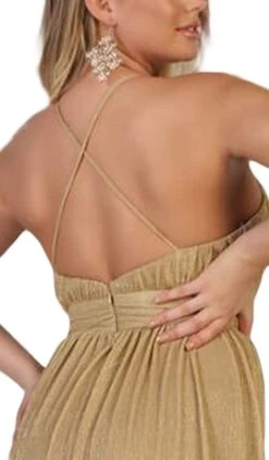 May Queen - MQ1635 Ruched Plunging V-Neck A-Line Dress -Boutique Wedding Dress Store may queen mq1635 ruched plunging v neck a line dress bridesmaid dresses 7352653643859