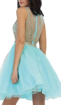 May Queen - Rhinestone Embellished Metallic Cocktail Dress 13 May Queen - Rhinestone Embellished Metallic Cocktail Dress -Boutique Wedding Dress Store may queen rhinestone embellished metallic cocktail dress special occasion dress 5657397231673