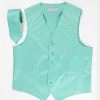 Men's Aqua Satin Vest With Necktie -Boutique Wedding Dress Store mens aqua satin vest with necktie mens vests vesuvio napoli xs aqua 912238