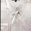 Men's Beige Satin Dress Shirt With Tie & Handkerchief -Boutique Wedding Dress Store mens beige satin dress shirt with tie handkerchief mens dress shirts daniel ellissa 145 3233 beige 144230