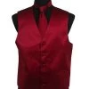 Men's Burgundy Satin Vest With Neck Tie -Boutique Wedding Dress Store mens burgundy satin vest with neck tie mens vests vesuvio napoli xs burgundy 818326