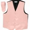 Men's Dusty Pink Satin Vest With Necktie -Boutique Wedding Dress Store mens dusty pink satin vest with necktie mens vests vesuvio napoli xs dusty pink 876770