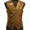 Men's Gold Sequined Vest With Bow Tie 1 Men's Gold Sequined Vest With Bow Tie -Boutique Wedding Dress Store mens gold sequined vest with bow tie mens vests vesuvio napoli s gold 453966