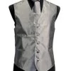 Men's Gray Vest With Neck Tie, Bow Tie, Hanky -Boutique Wedding Dress Store mens gray vest with neck tie bow tie hanky mens vests vesuvio napoli xs gray 496589