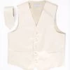 Men's Ivory Satin Vest With Necktie 1 Men's Ivory Satin Vest With Necktie -Boutique Wedding Dress Store mens ivory satin vest with necktie mens vests vesuvio napoli xs ivory 178225